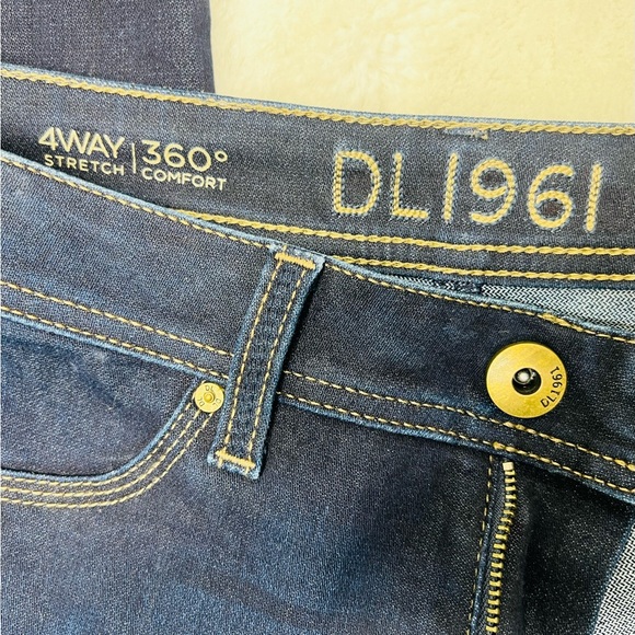 DL1961 Premium Denim Nina Super High Rise Skinny Jeans Dark Wash Size 26 - Picture 11 of 15
